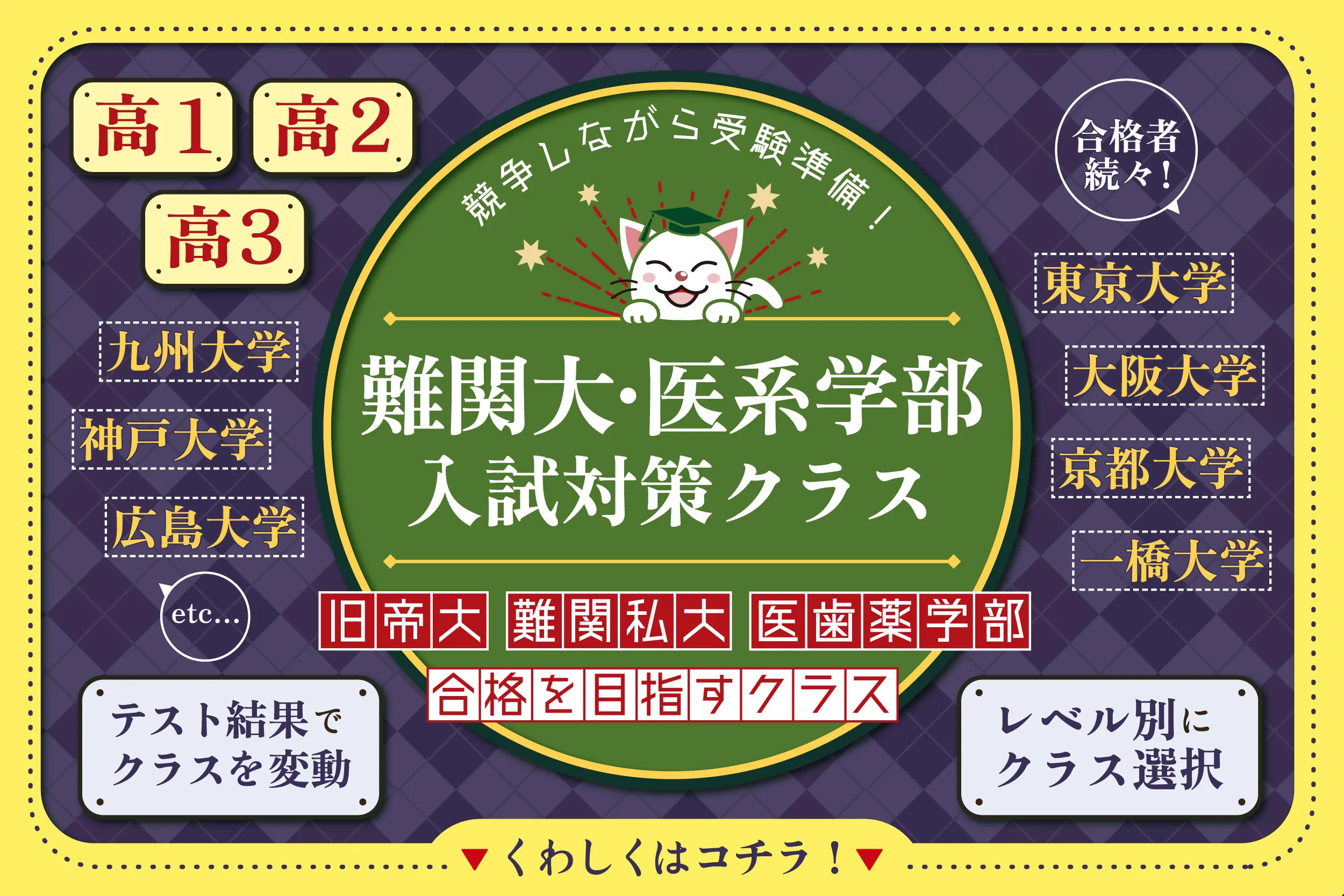 難関大・医系学部入試対策クラス