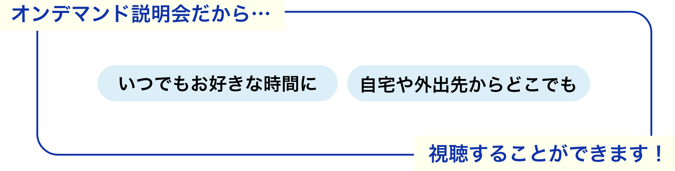 オンデマンド説明会だから…